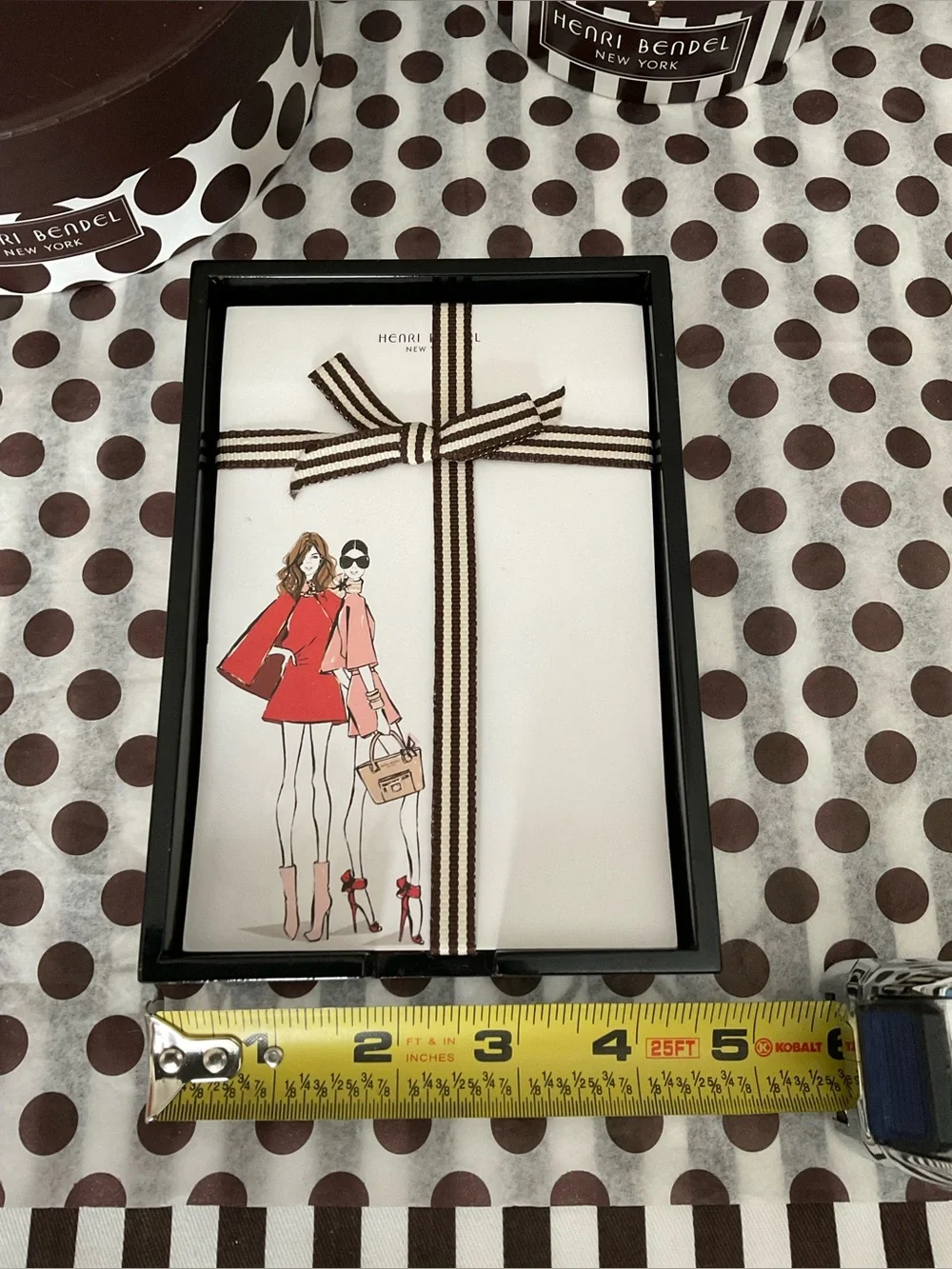 Henri Bendel Notepad Holder + Notepad with Designs by Megan Hess
